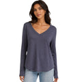 Z Supply Vail LS Tee Worn Blue