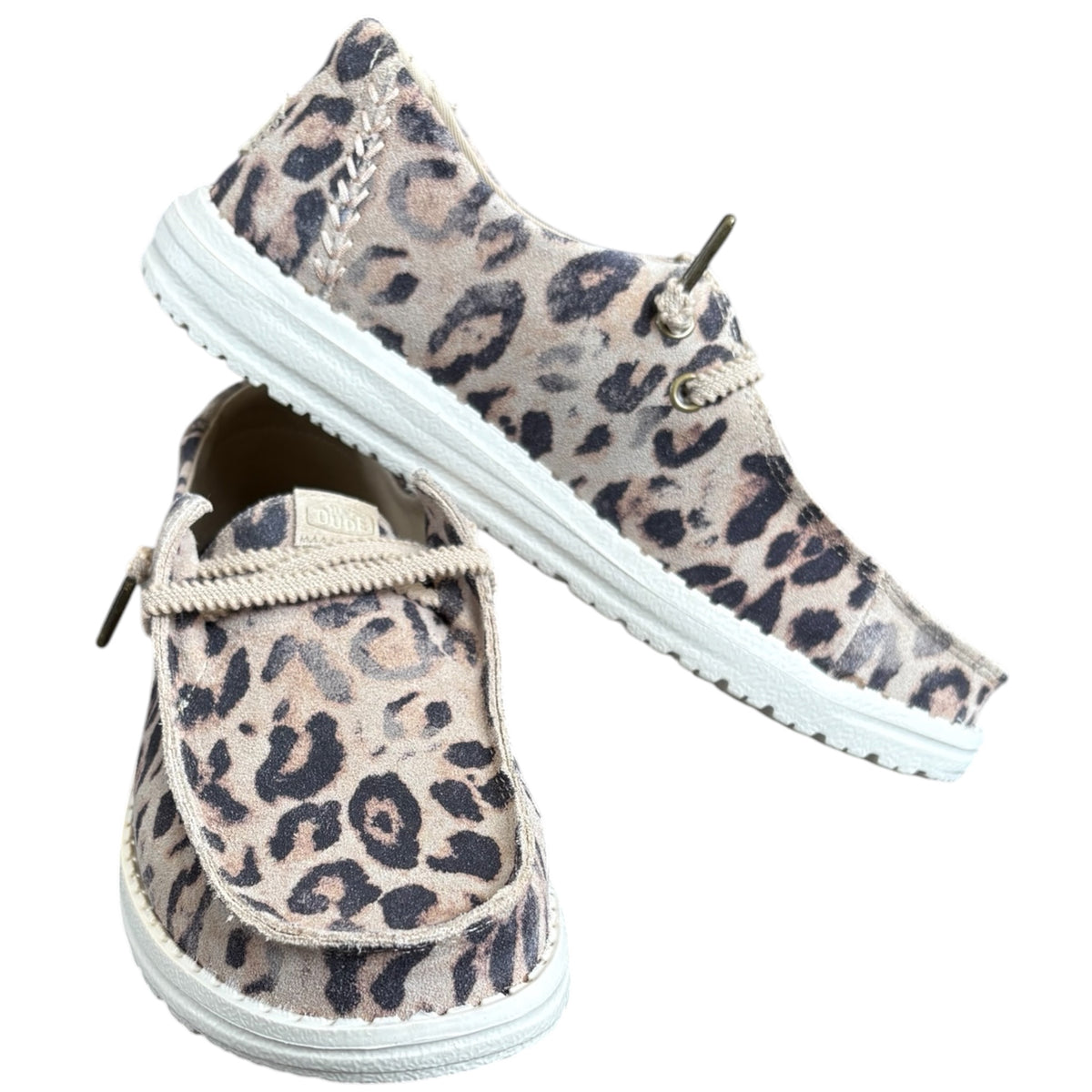 Hey Dude Wendy Craft Suede Taupe Leopard