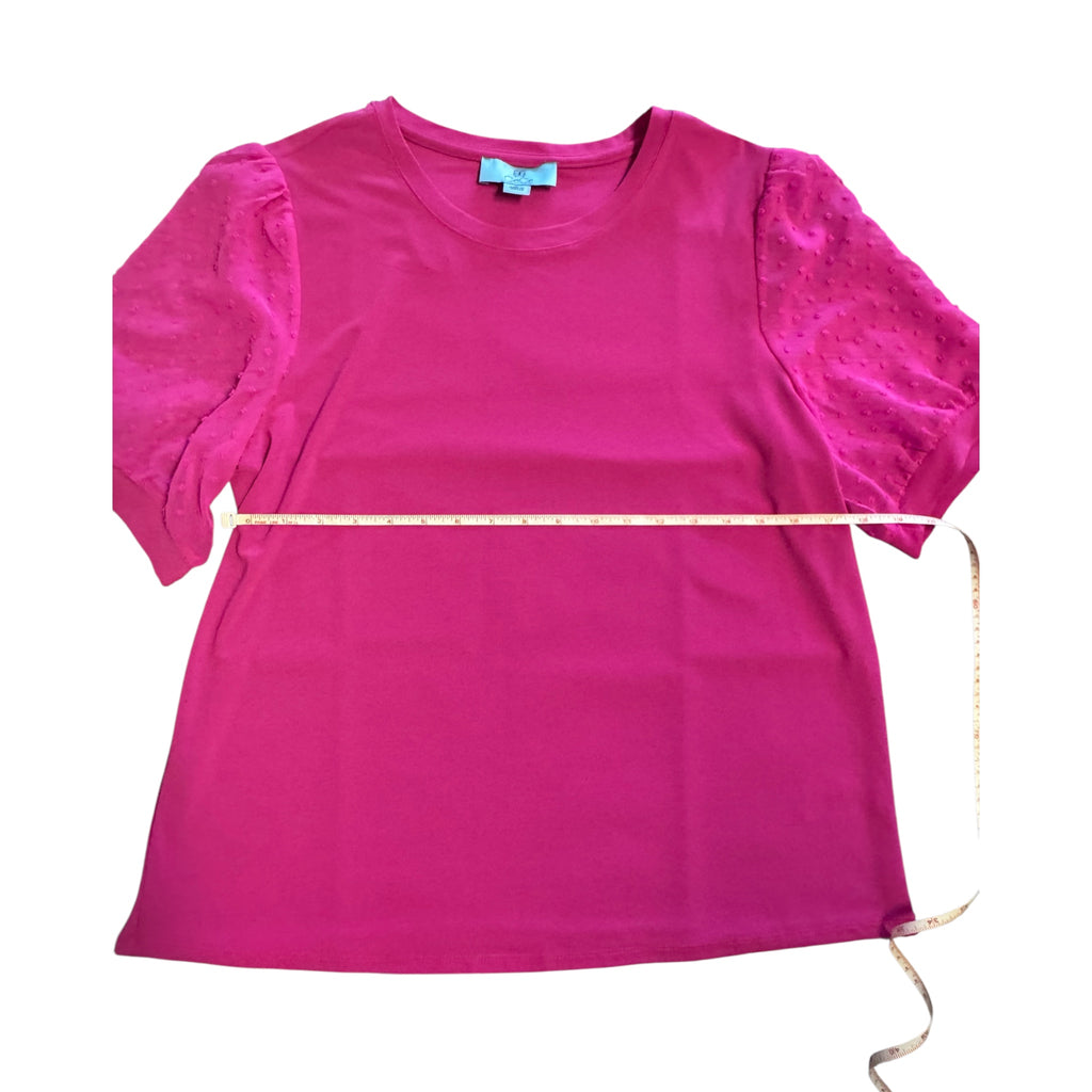 CeCe Hot Pink Top Size XL - RF