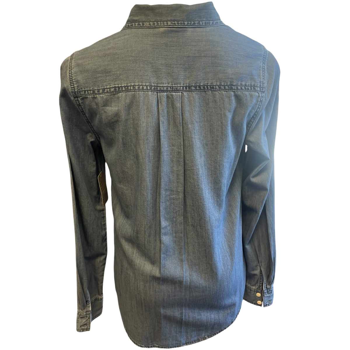 St. John's Bay Blue Denim Button-Up Size M - RF