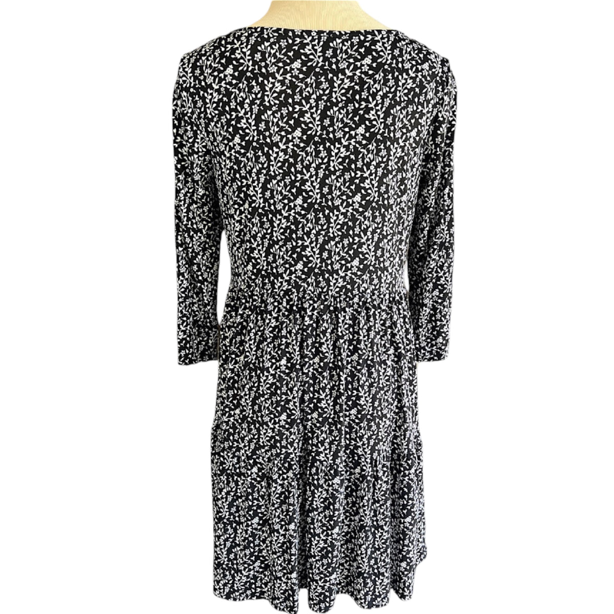 Black And White Floral Dress Size S-RF