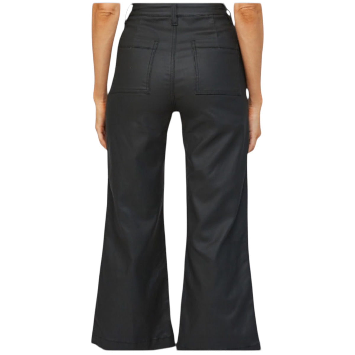 MICA MDP-W2006 Meltem High Rise Crop Wide Leg W/ Welt Pocket