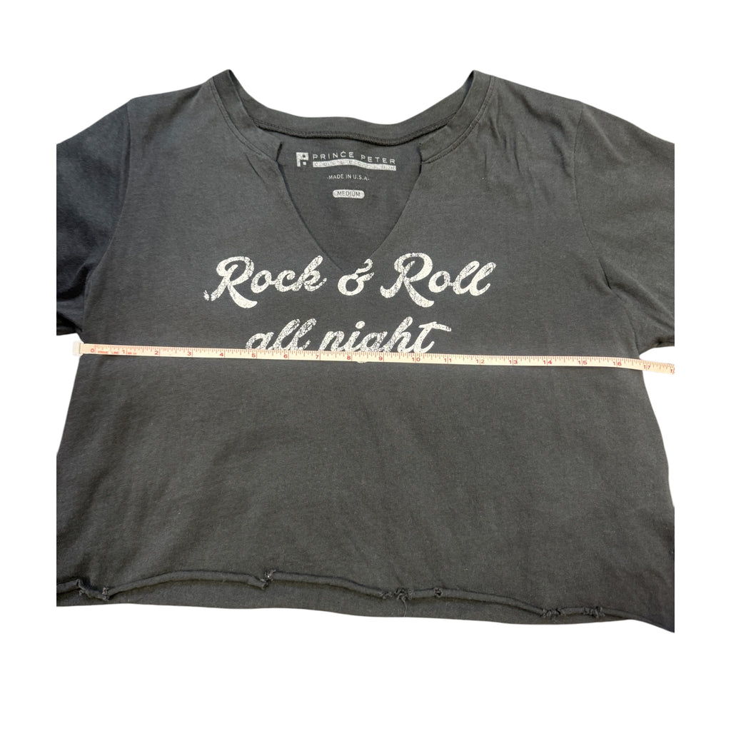 Prince Peter Rock & Roll All Night Black Graphic Size Medium- RF