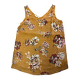 Maurices Golden Brown Sleeveless Floral Blouse Size XS - RF
