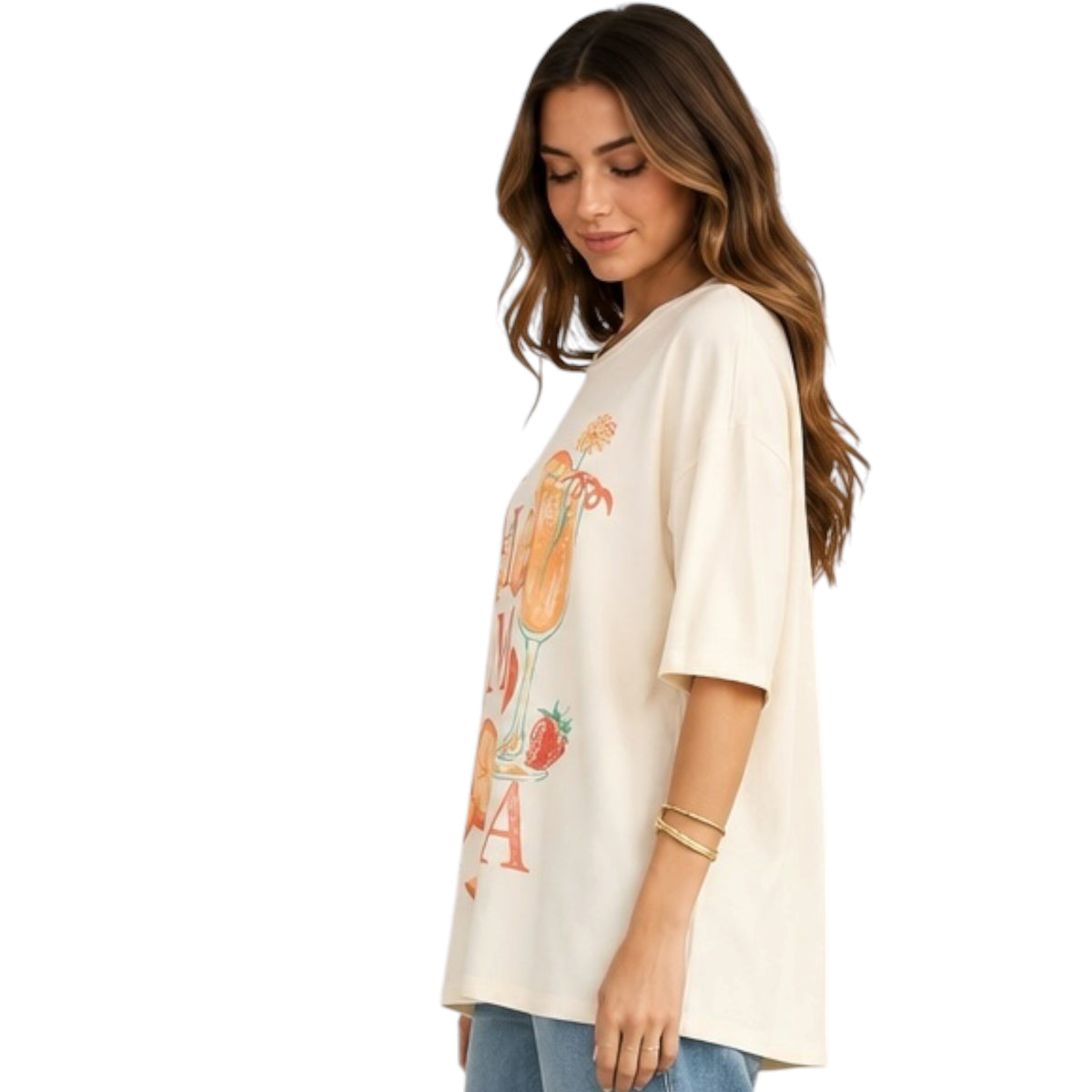 Z Supply Mimosa Socal Tee Sea Salt