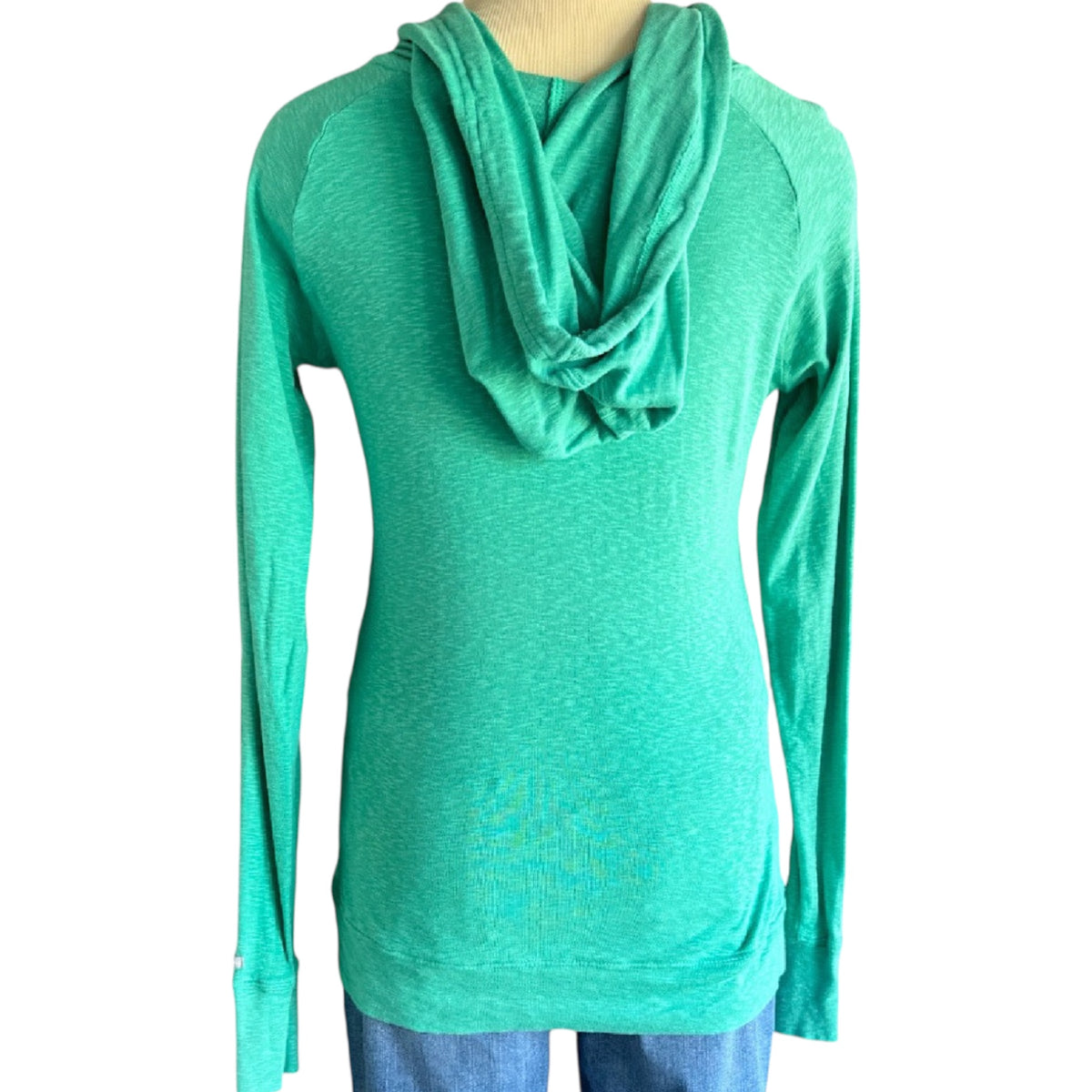 Columbia Teal Pullover with Drawstring Hood Size Medium-RF