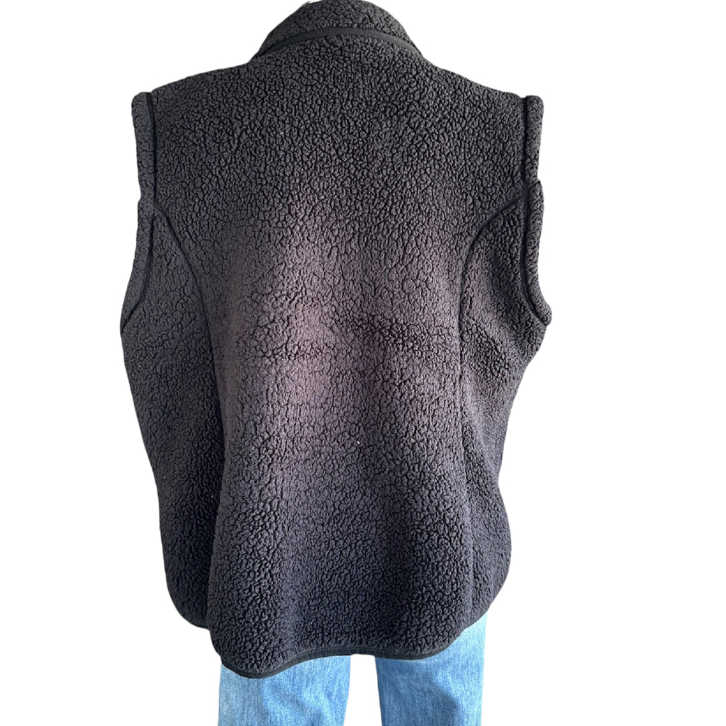Free Country Black Sherpa Vest-RF