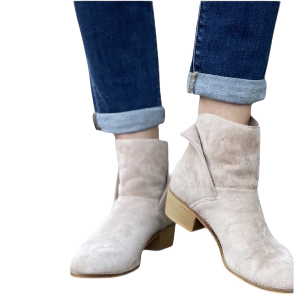 Corkys Beige Spill The Tea Bootie