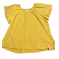 Wonderly Yellow Off Shoulder Textured Blouse Size Petite Small-RF