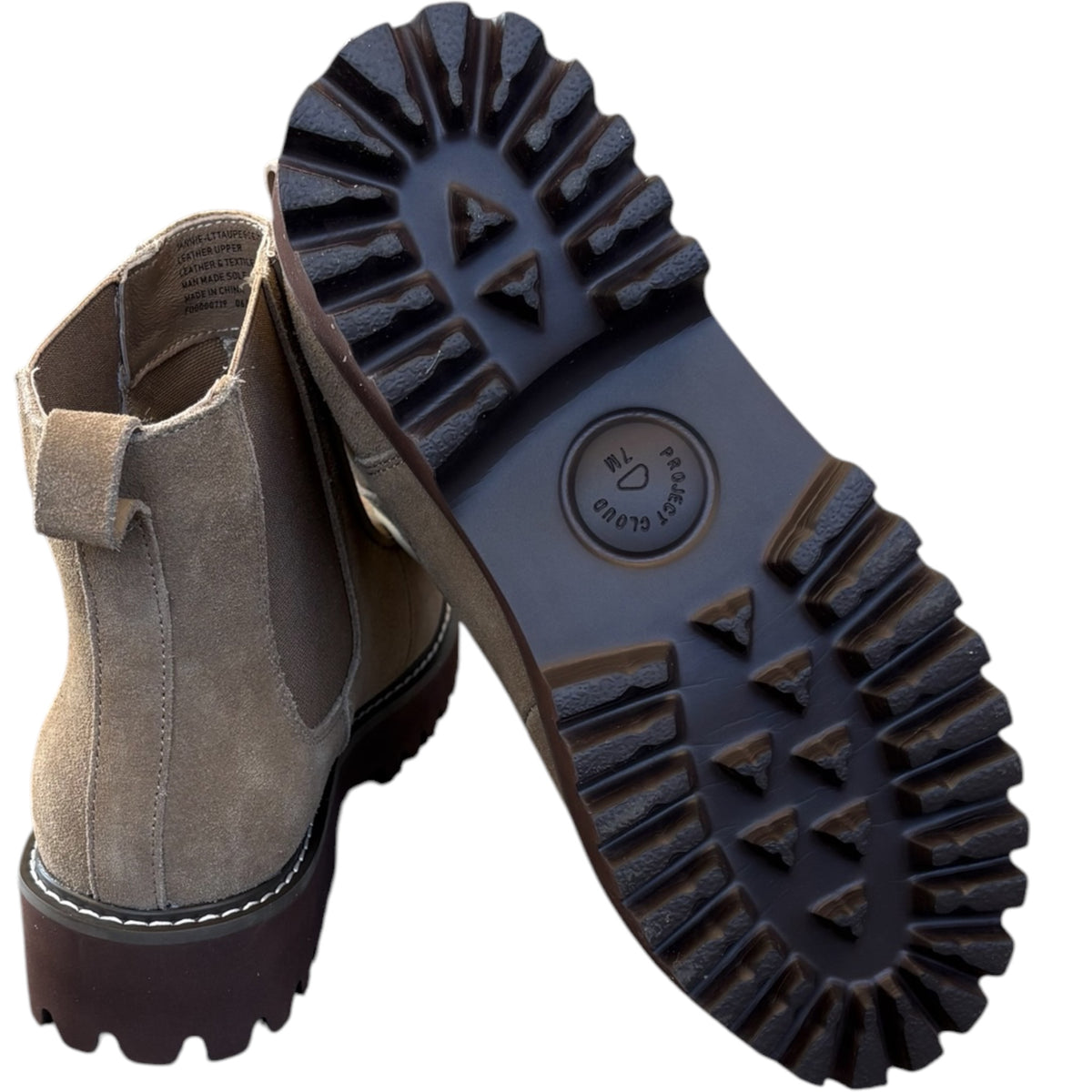 Project Cloud Jannie Lt Taupe Suede Boot
