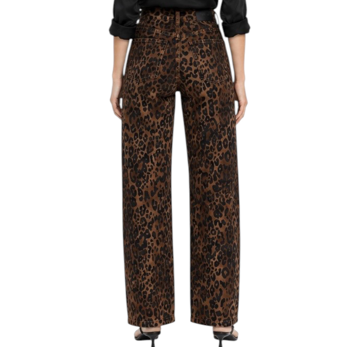 oneso OSW5028 Coffee H/R Relax Straight Leopard