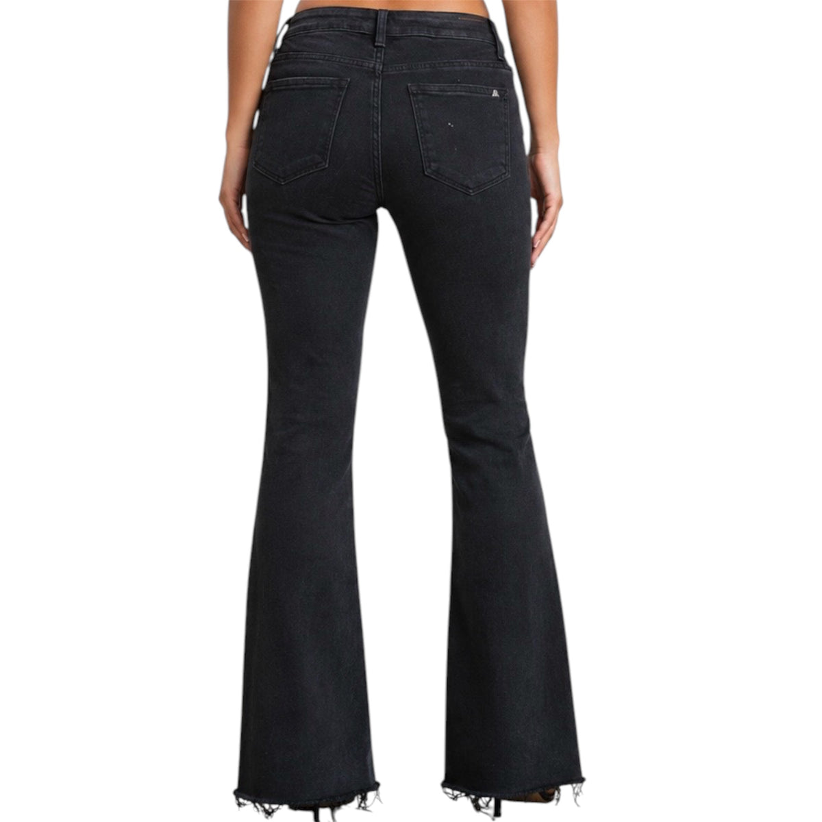 J21 JVP1017 High Rise Black Bootcut Jean