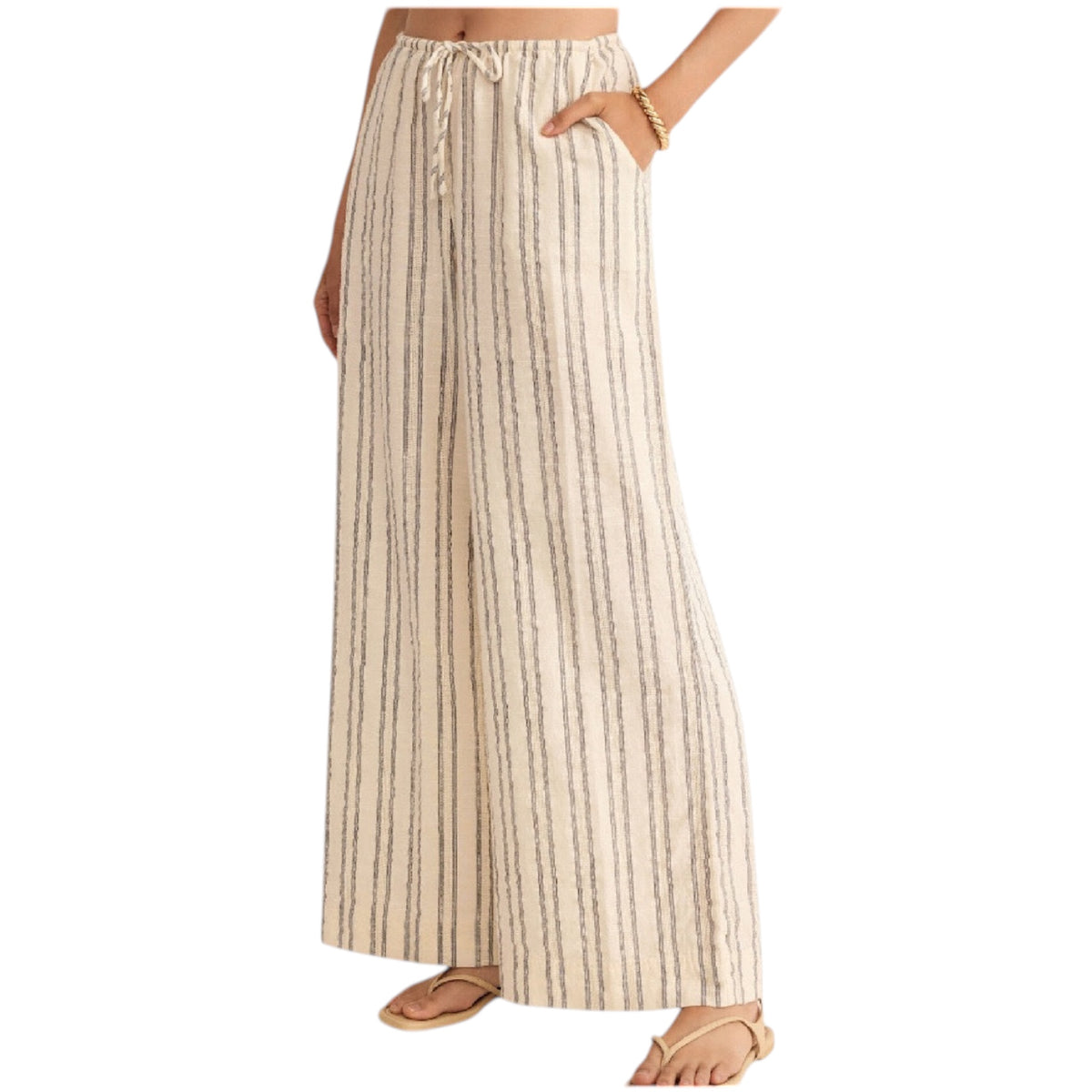 Z Supply Soleil Stripe Pant Sea Salt