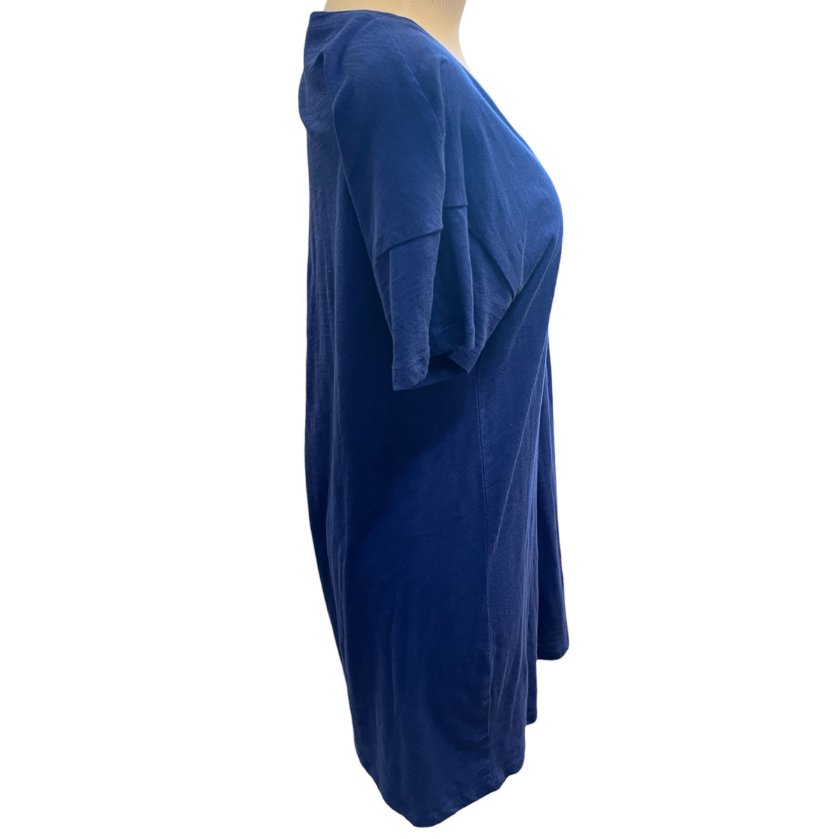 New York & Company Royal Blue Shirt Dress Size S - RF