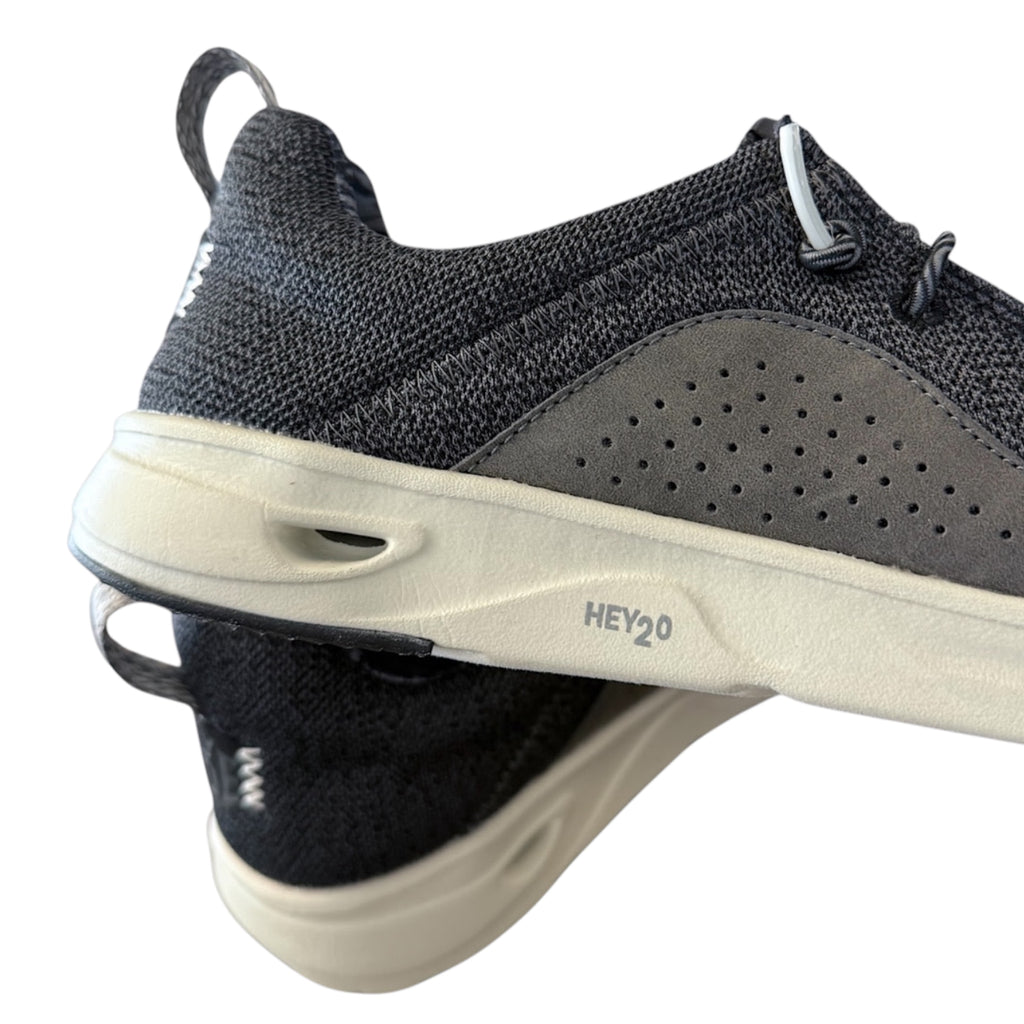 Hey Dude Wally Hey20 Mesh Black/Monument Grey Mens