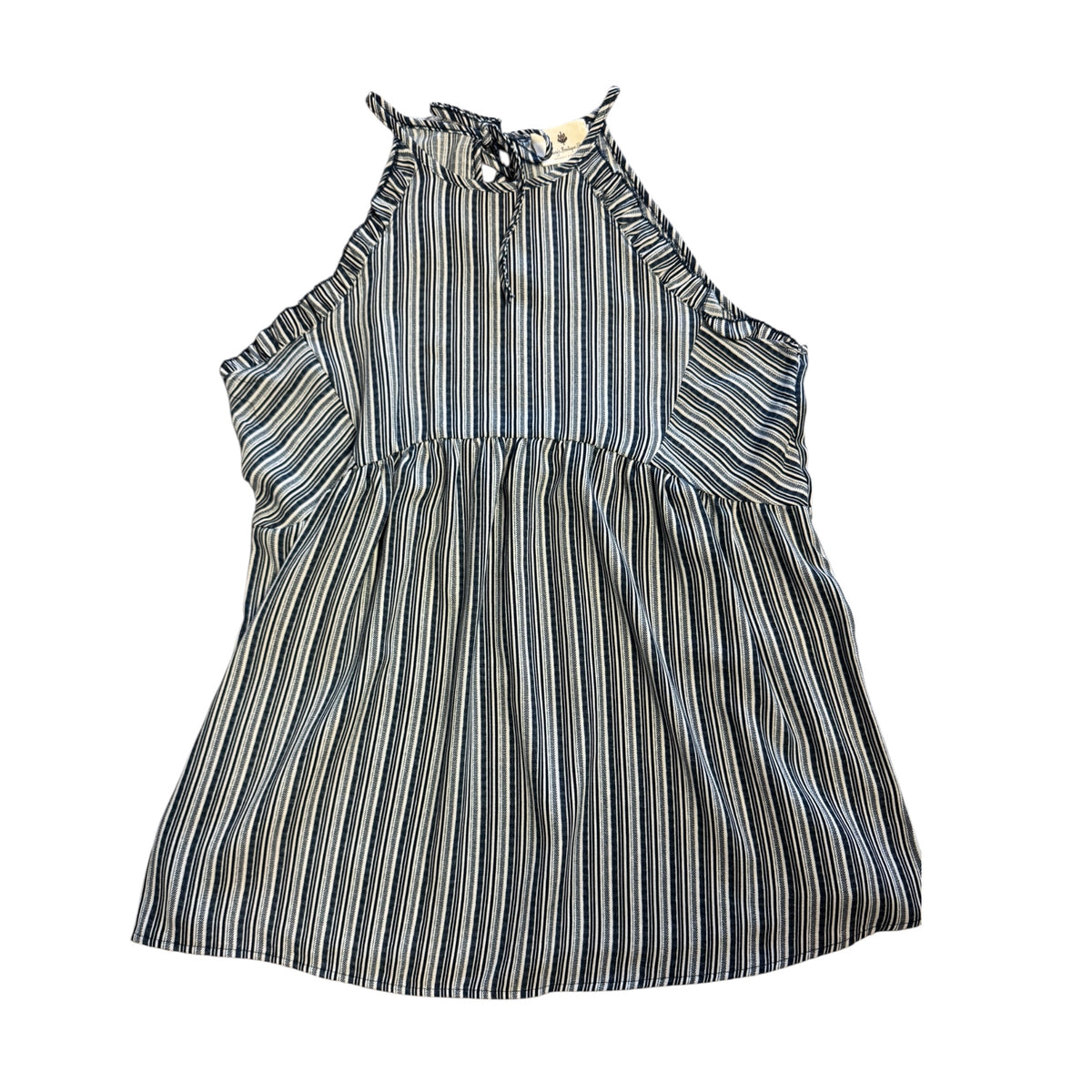 Betsey's Boutique Shop Striped Sleevless Top Size Large - RF