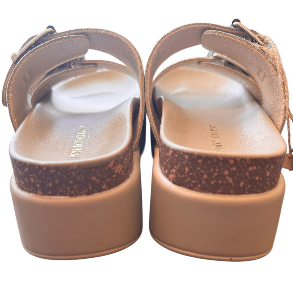 Project Cloud Sophie Taupe Suede Sandal