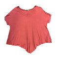 Double Zero Rust Basic Tee with V Hem Line Size Small-RF