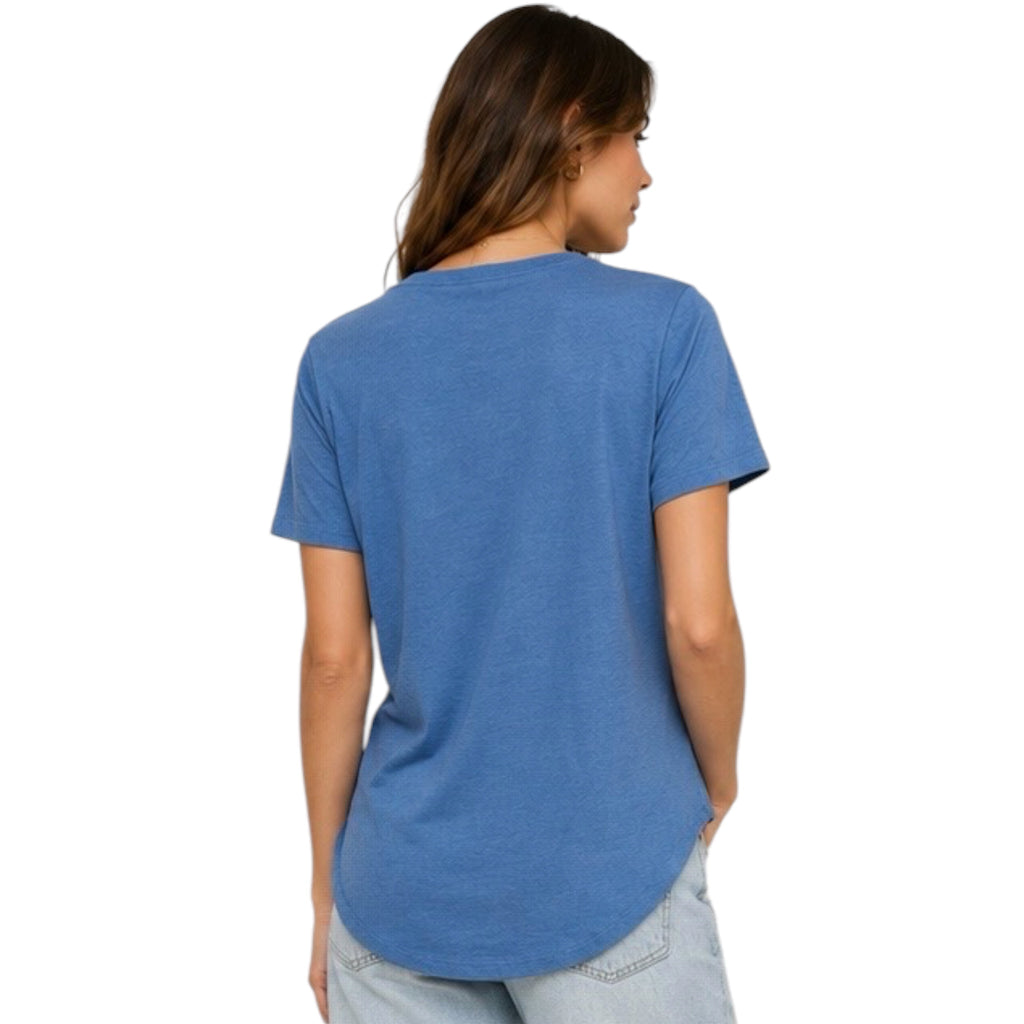 Z Supply Pocket Tee Riviera Blue