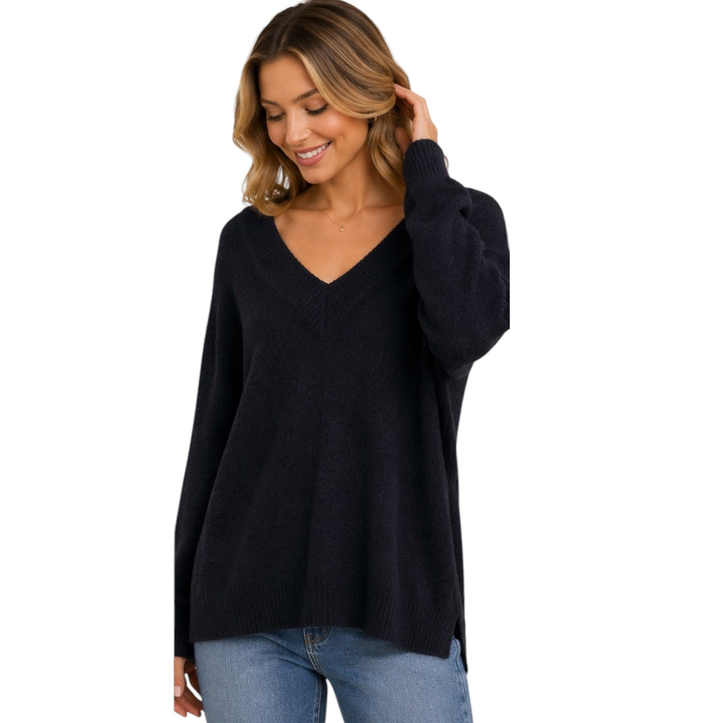 Long Sleeve V-Neck Sweater