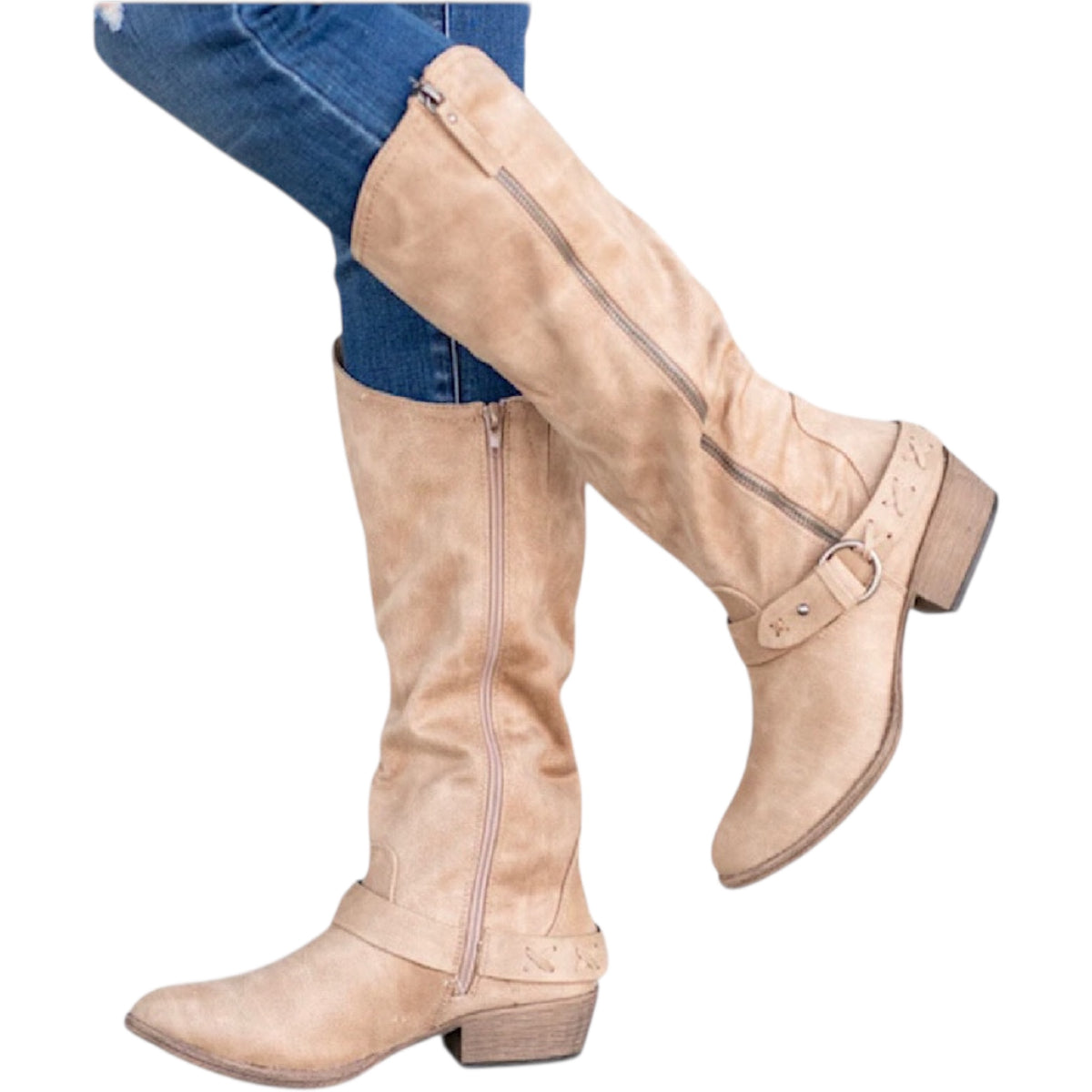 Very G Merlot Cream Boot