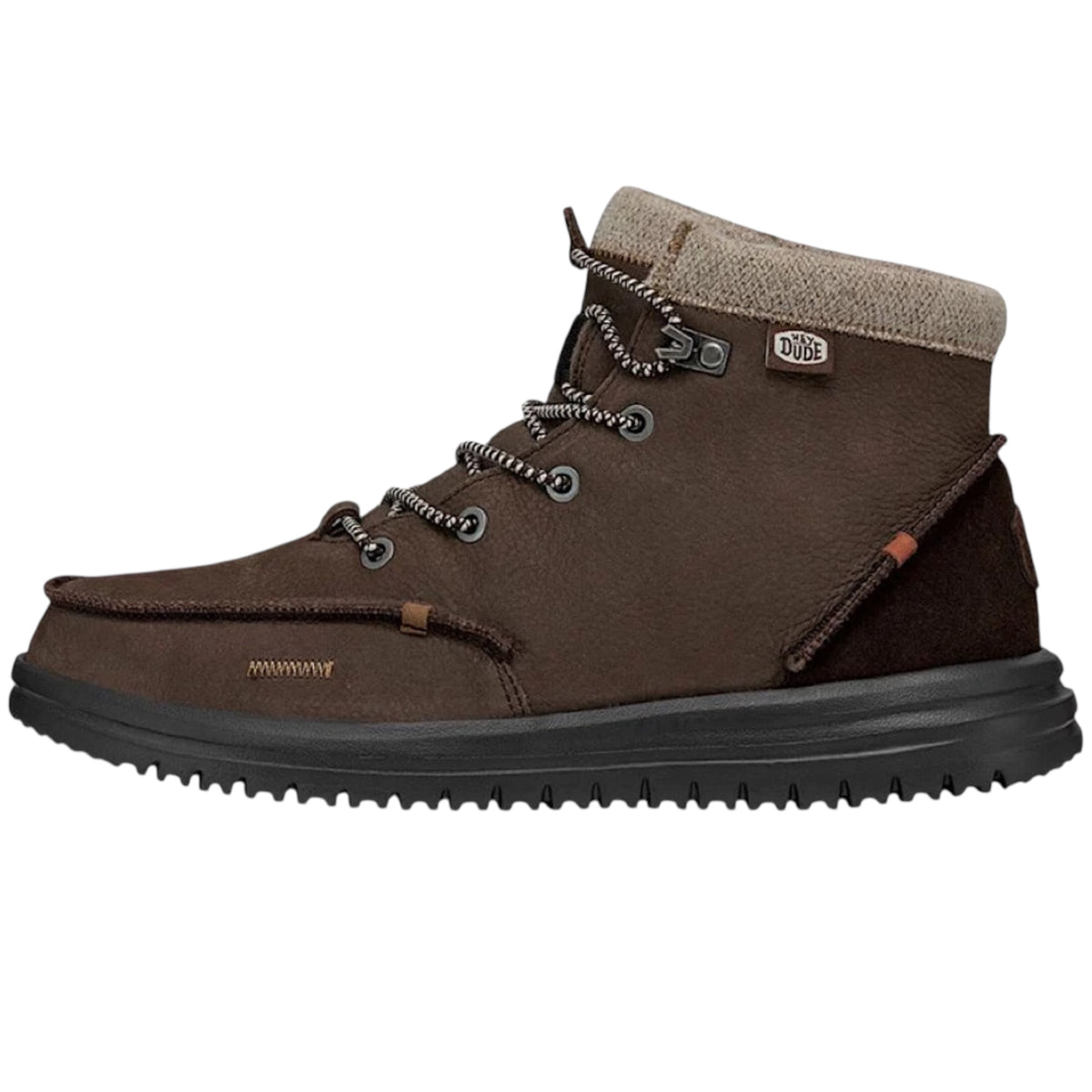 Hey Dude Bradley Boot Leather Brown Mens