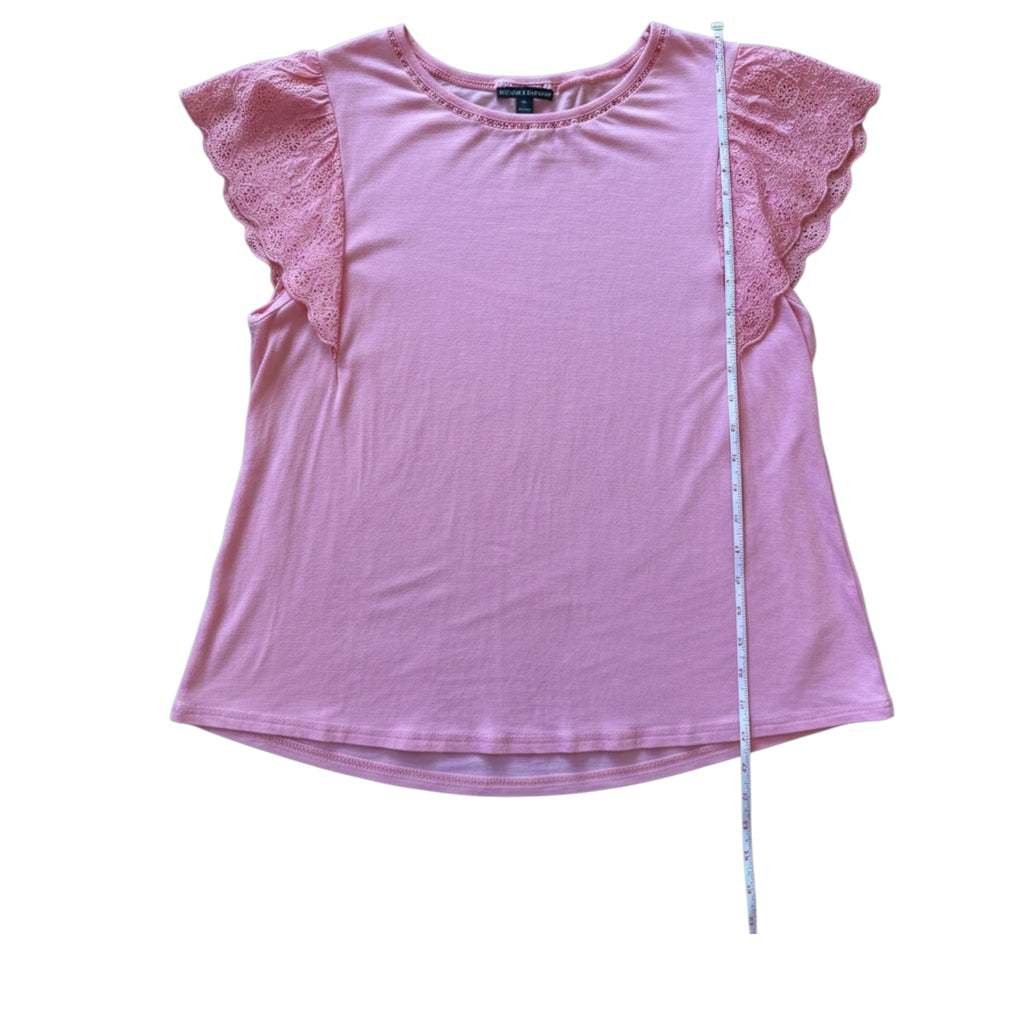 Chelsea & Theodore Pink S/S Top Size XL -RF
