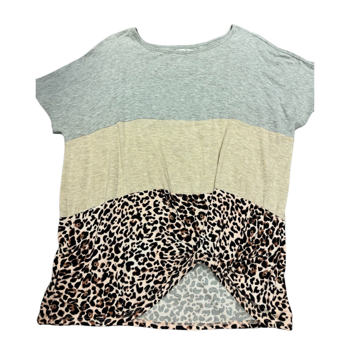 Maurices Multi-Colored Leopard Print Top Size Small - RF