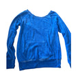 Ocean Drive Royal Blue Long Sleeve Top Size Small - RF