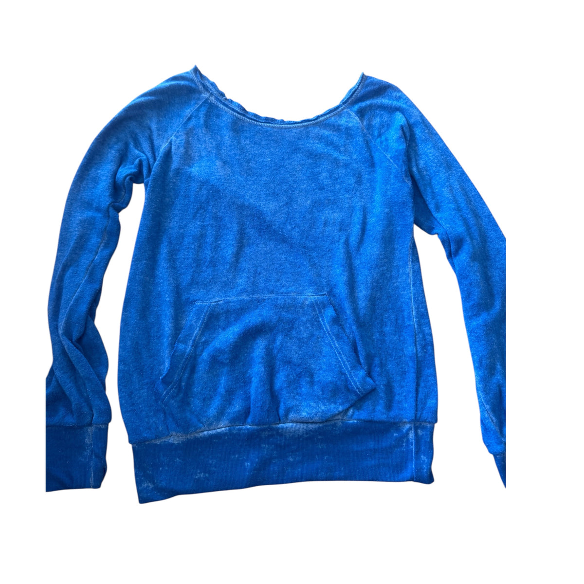 Ocean Drive Royal Blue Long Sleeve Top Size Small - RF