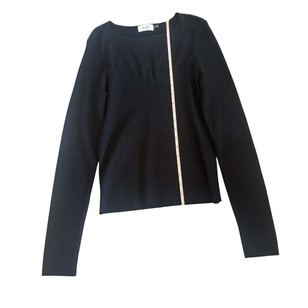 Bluivy Black Sweater Size Small - RF