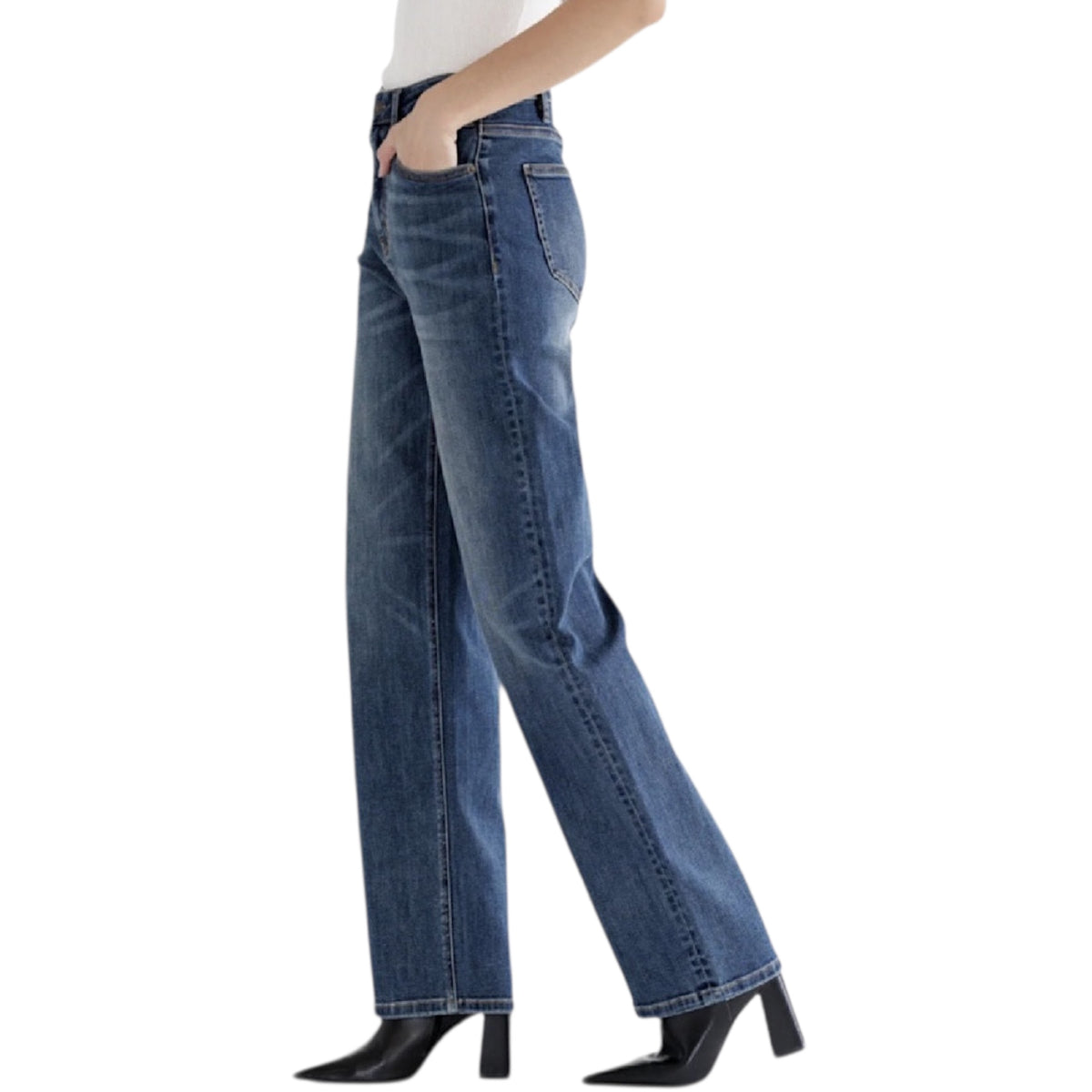 MICA MDP-T3214 Super High Straight Leg with Loose Fit