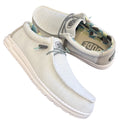 Hey Dude Wally Sox Triple Needle Star White