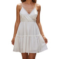 White Tie Mini Dress S