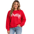 Red Merry Holiday Sweatshirt