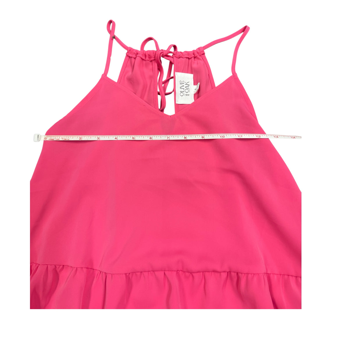 Olive And Oak Hot Pink Spaghetti Strap Top Size Small - RF