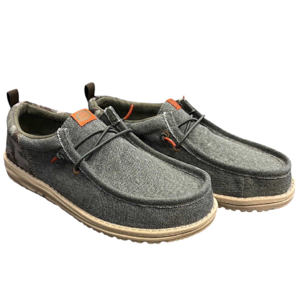 Hey Dude Wally Funk Hunt Camo Olive