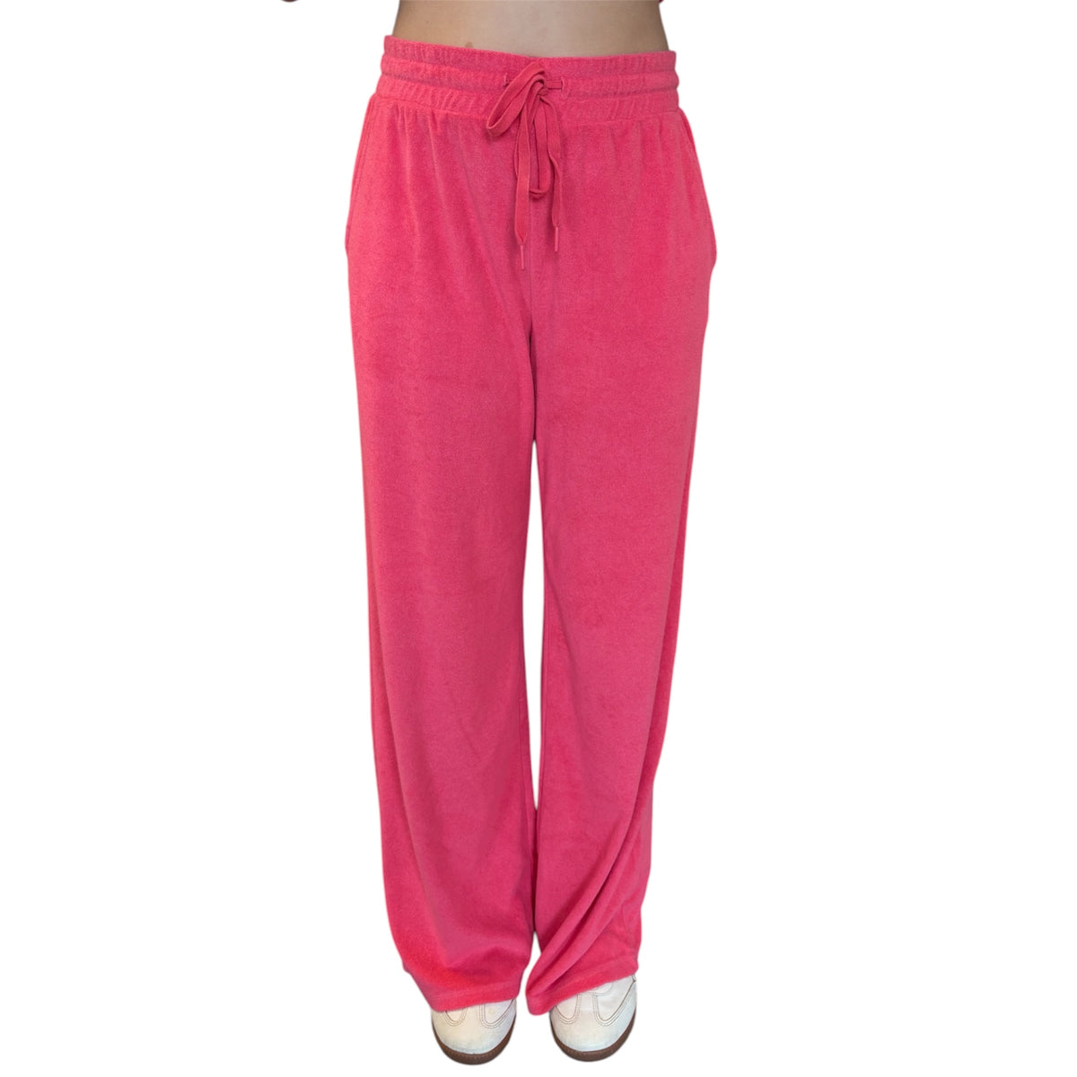 Z Supply Strawberry Cali Loop Terry Pant Size M - RF