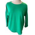 Crown & Ivy Kelly Green 3/4 Sleeve Top Size XS - RF