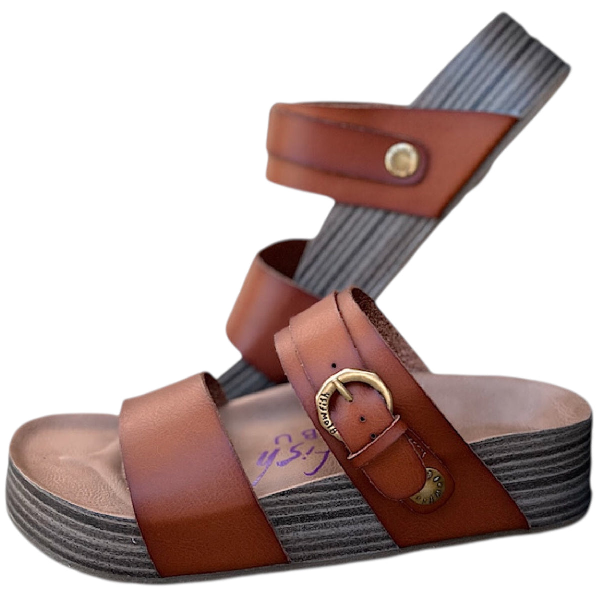 Blowfish Marge Wood Dyecut Sandals