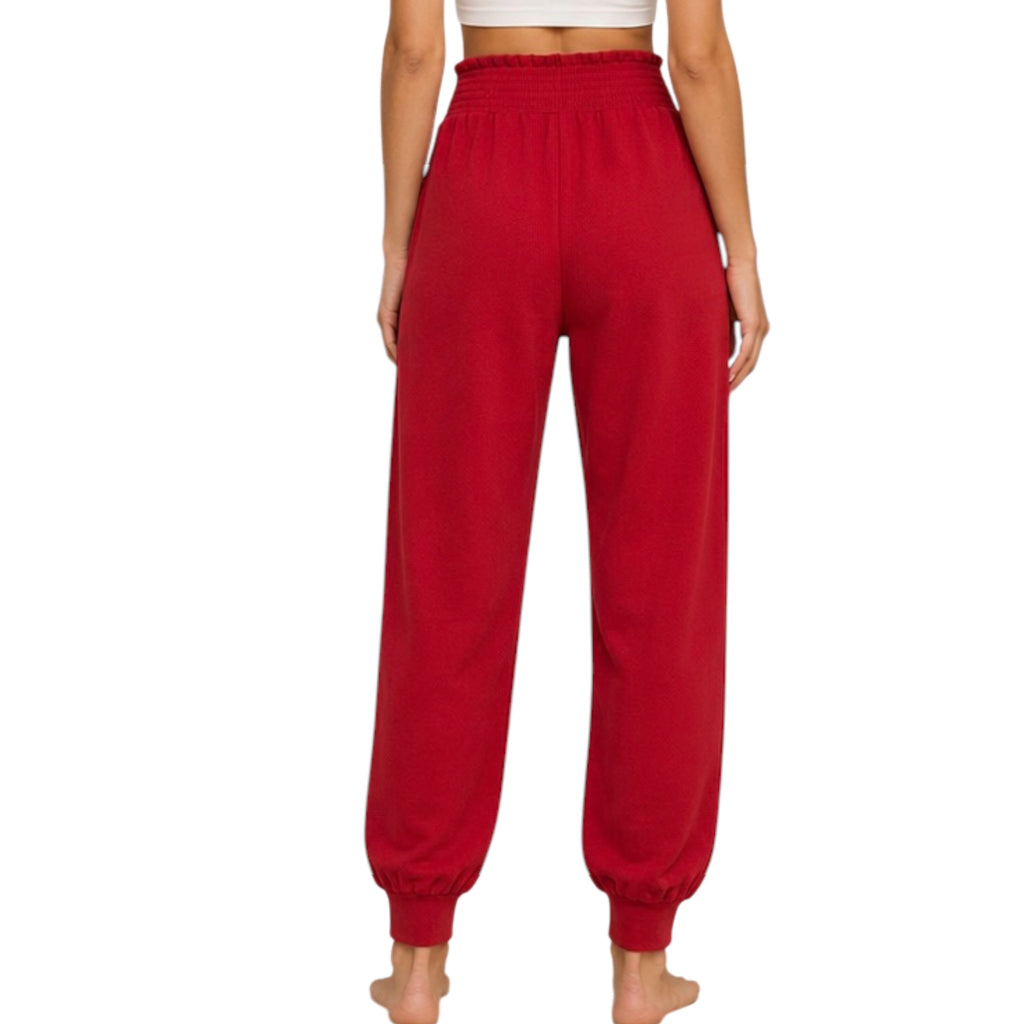 Z Supply Red Holly Dream Cozy Jogger