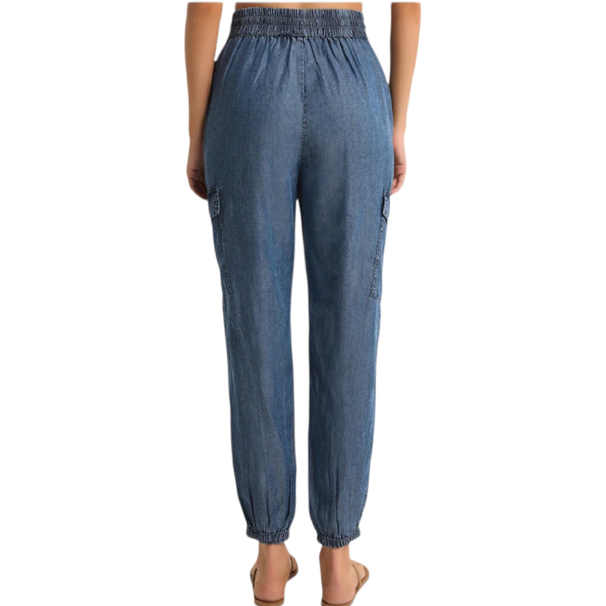 Z Supply Rory Chambray Cargo Jogger Washed Chambray