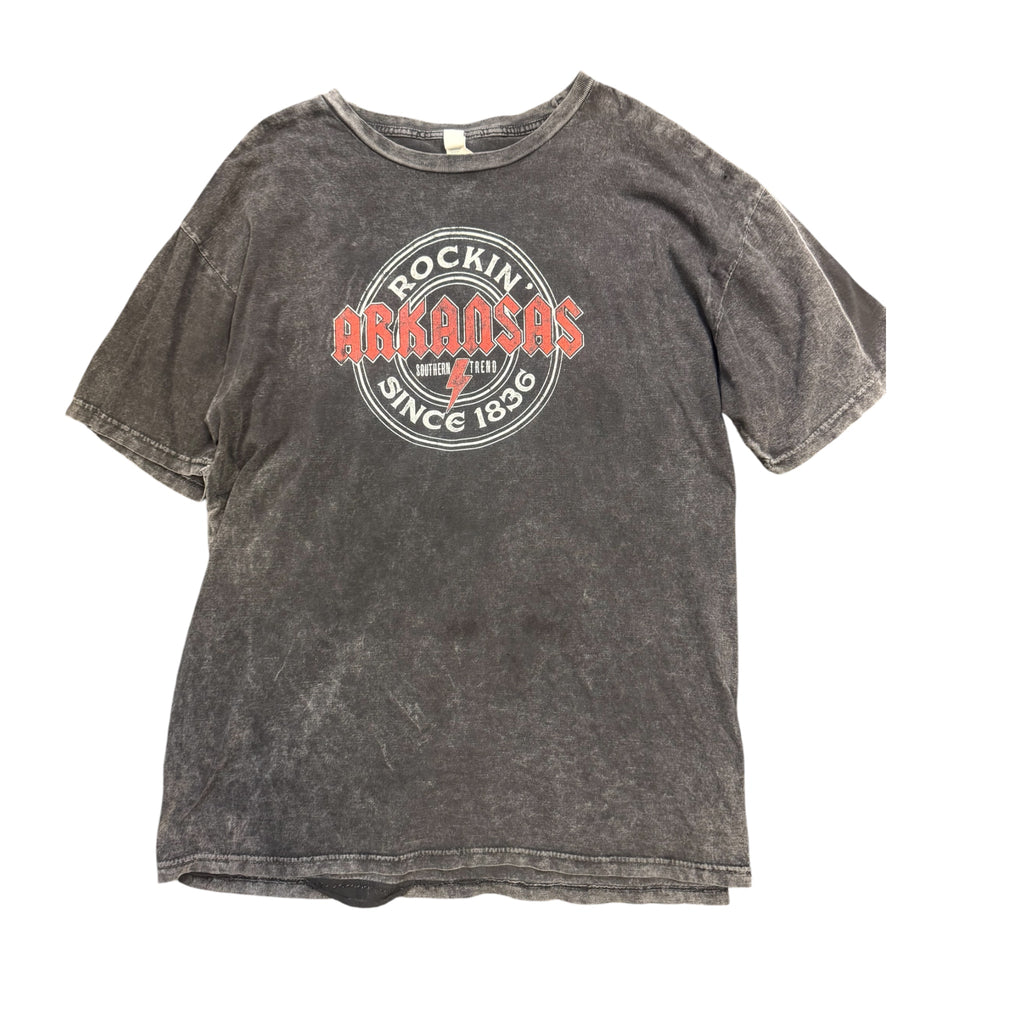 Rockin' Arkansas Black Band Tee Size XL- RF