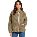Z Supply Dusty Olive Maya Leopard Jacket