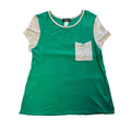Adara Green Striped Shirt Size Large - RF