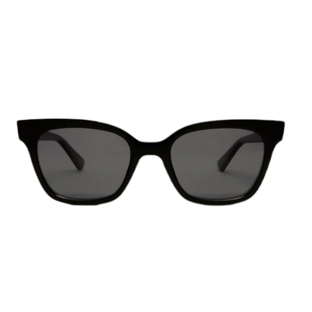 Z Supply High Tide Polished Black-Grey Polarized Sunglasses