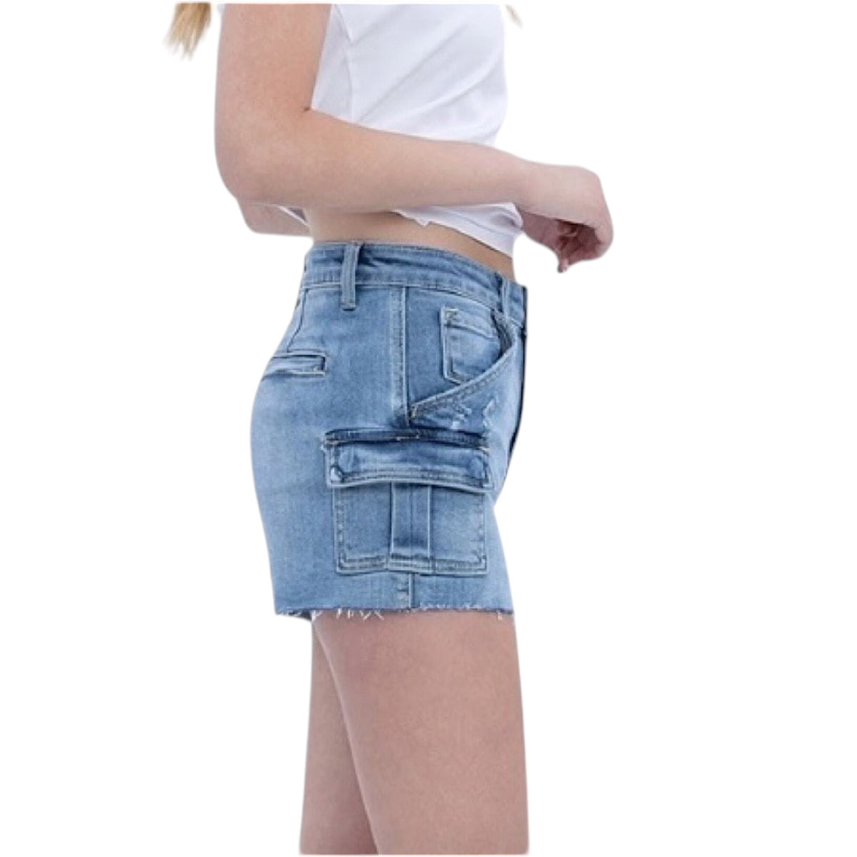 V3413 H/R Shorts With Side Cargo