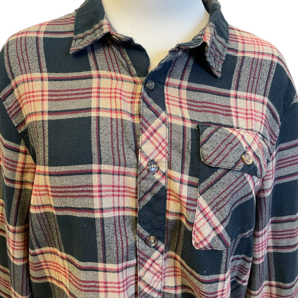 O'Neill Multi-Color Plaid Flannel Size M - RF