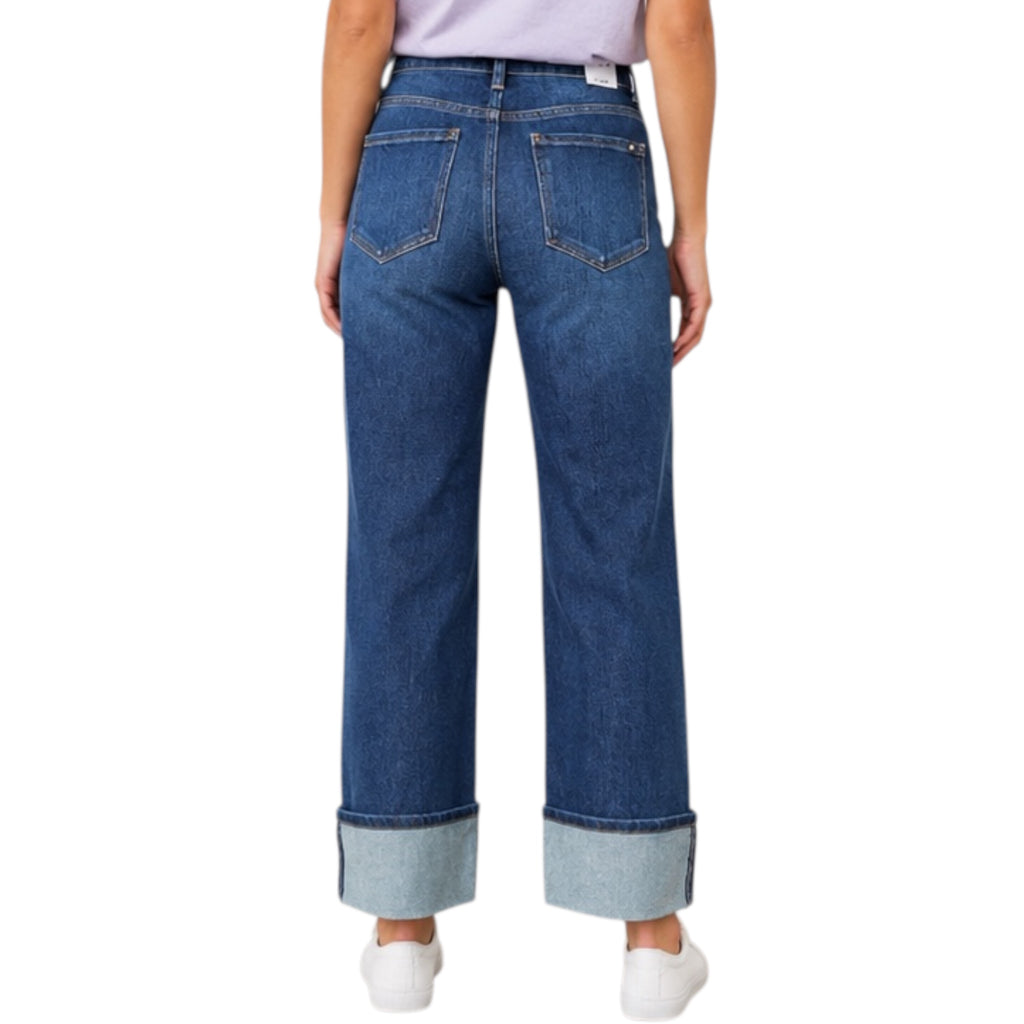 J21 JVP1000 Mid Rise Wide Leg Jeans
