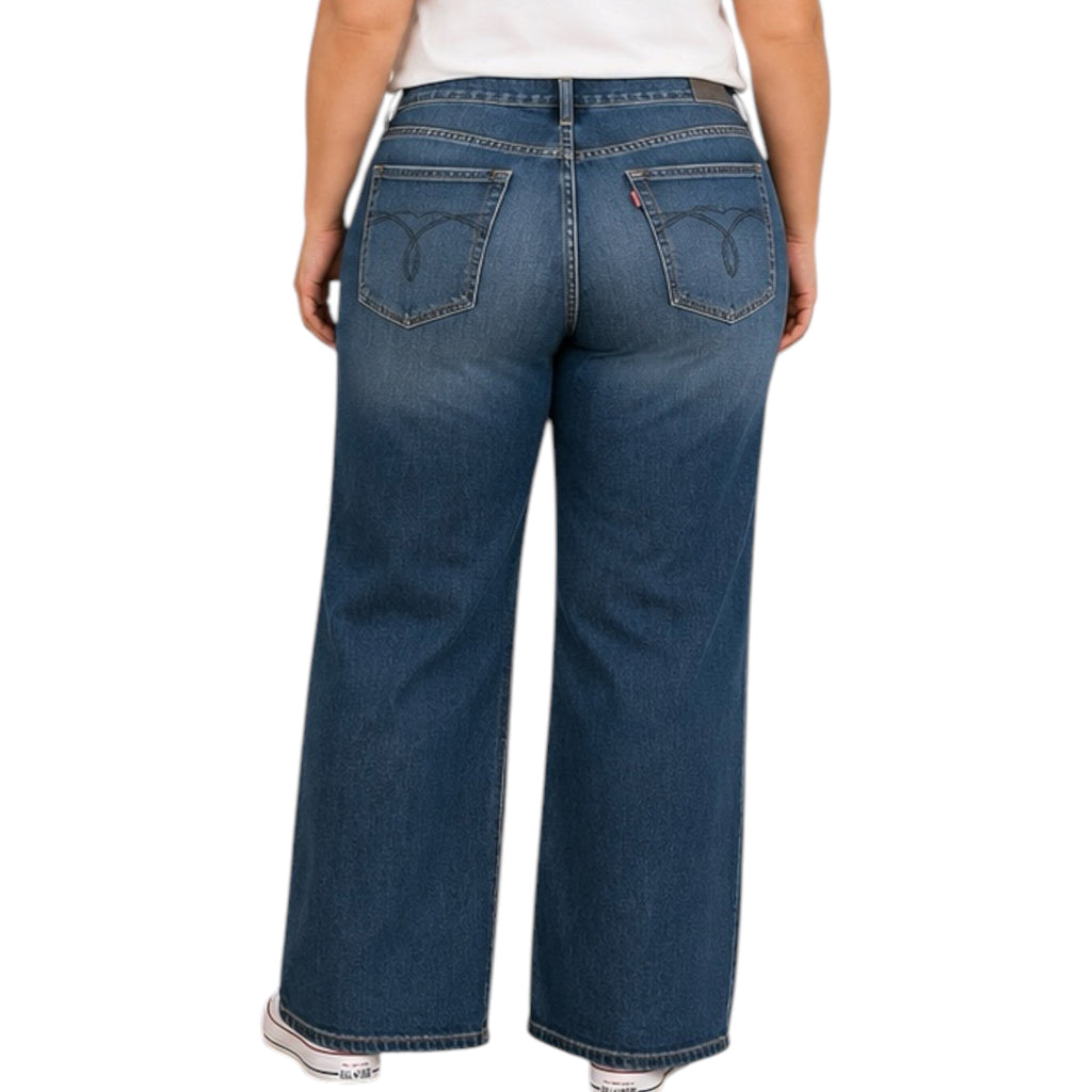 Judy Blue JB82689DK-PL H/R Baggy Jeans